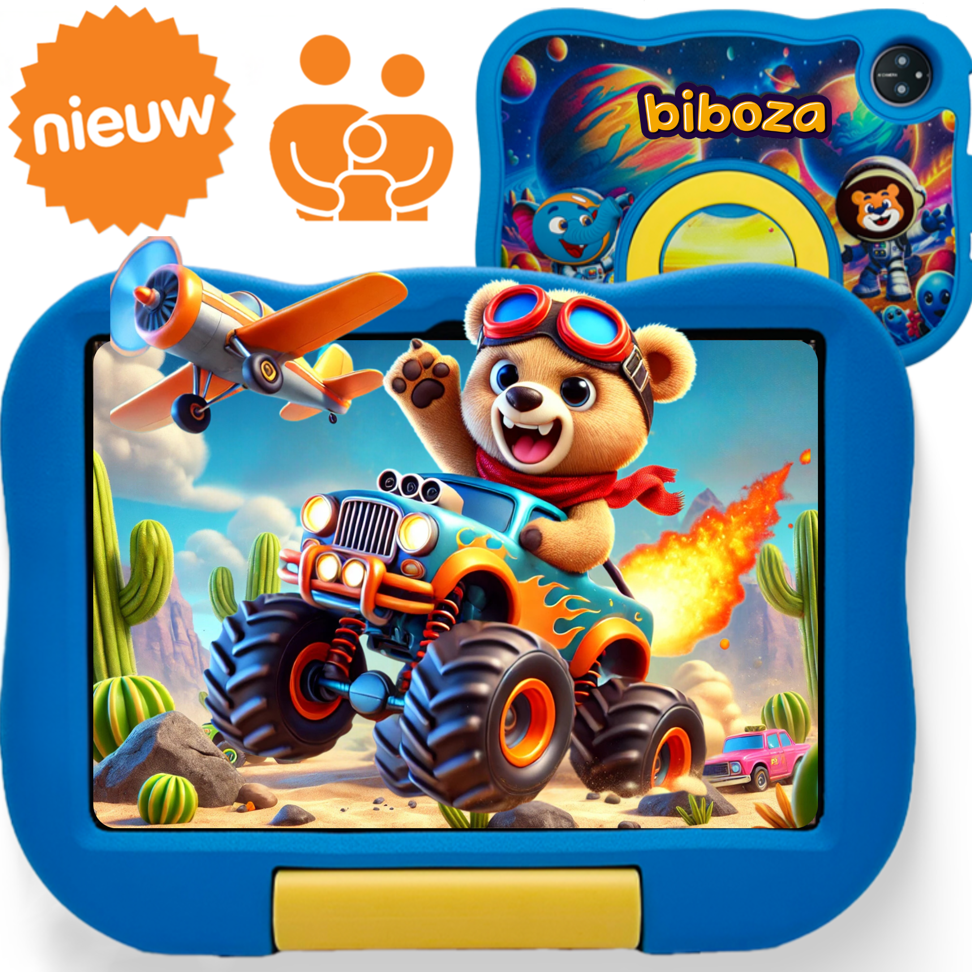 Biboza Fenix T10'' Kindertablet Blauw